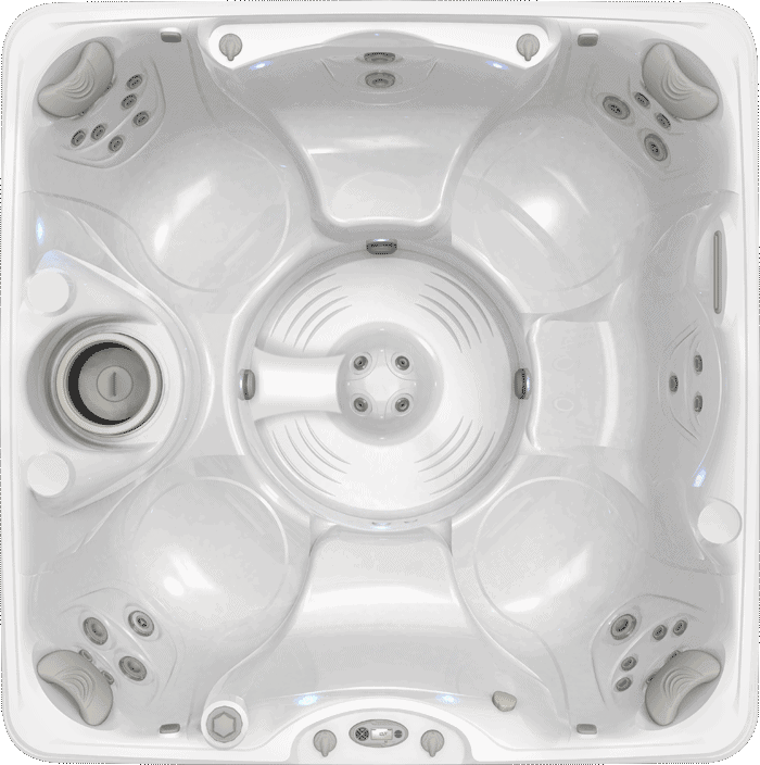 Vanto udendørs spa til syv personer. Produceret af Caldera Spa