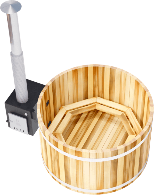 Vildmarksbad i massivt træ