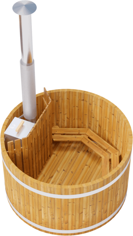 Vildmarksbad i massivt træ